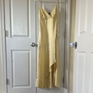 Wild Fable Asymmetrical Yellow Dress